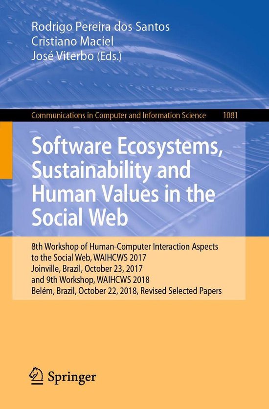 Springer Nature Proceedings Computer Science - Software Ecos ... - cover