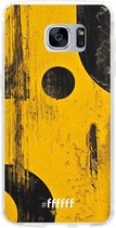 Samsung Galaxy S7 Edge Hoesje Transparant TPU Case - Black And Yellow #ffffff