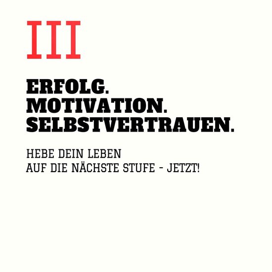 ERFOLG. MOTIVATION. SELBSTVERTRAUEN (TEIL 3) - cover