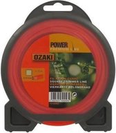 PRAKTISCHE TUIN OZAKI premium vierkante nylon lijn voor bosmaaier - Ø 2,4 mm - L 15 m