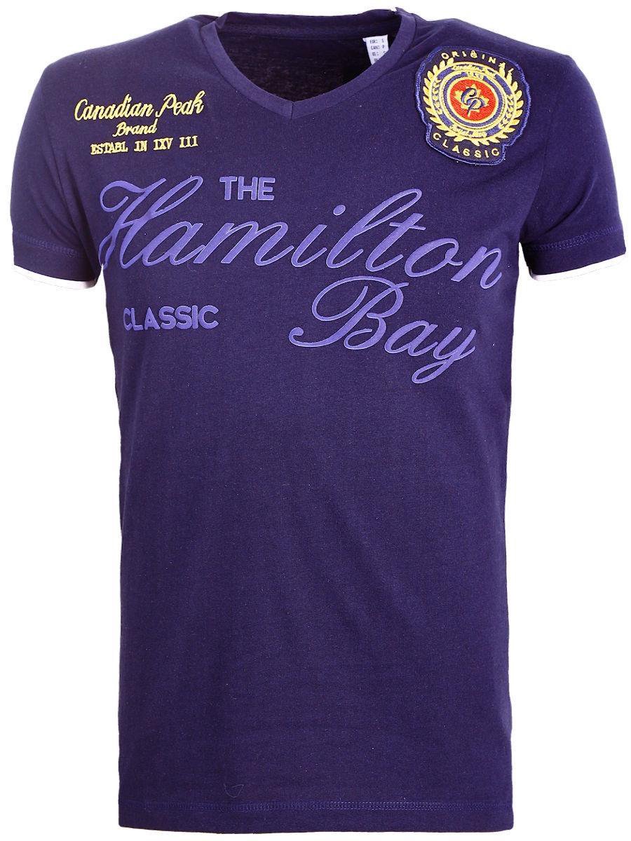 Canadian Peak T-Shirt Jamilton Blauw - L