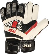 Real Active Keepershandschoenen Kinderen - Wit / Zwart / Rood | Maat: 5,5
