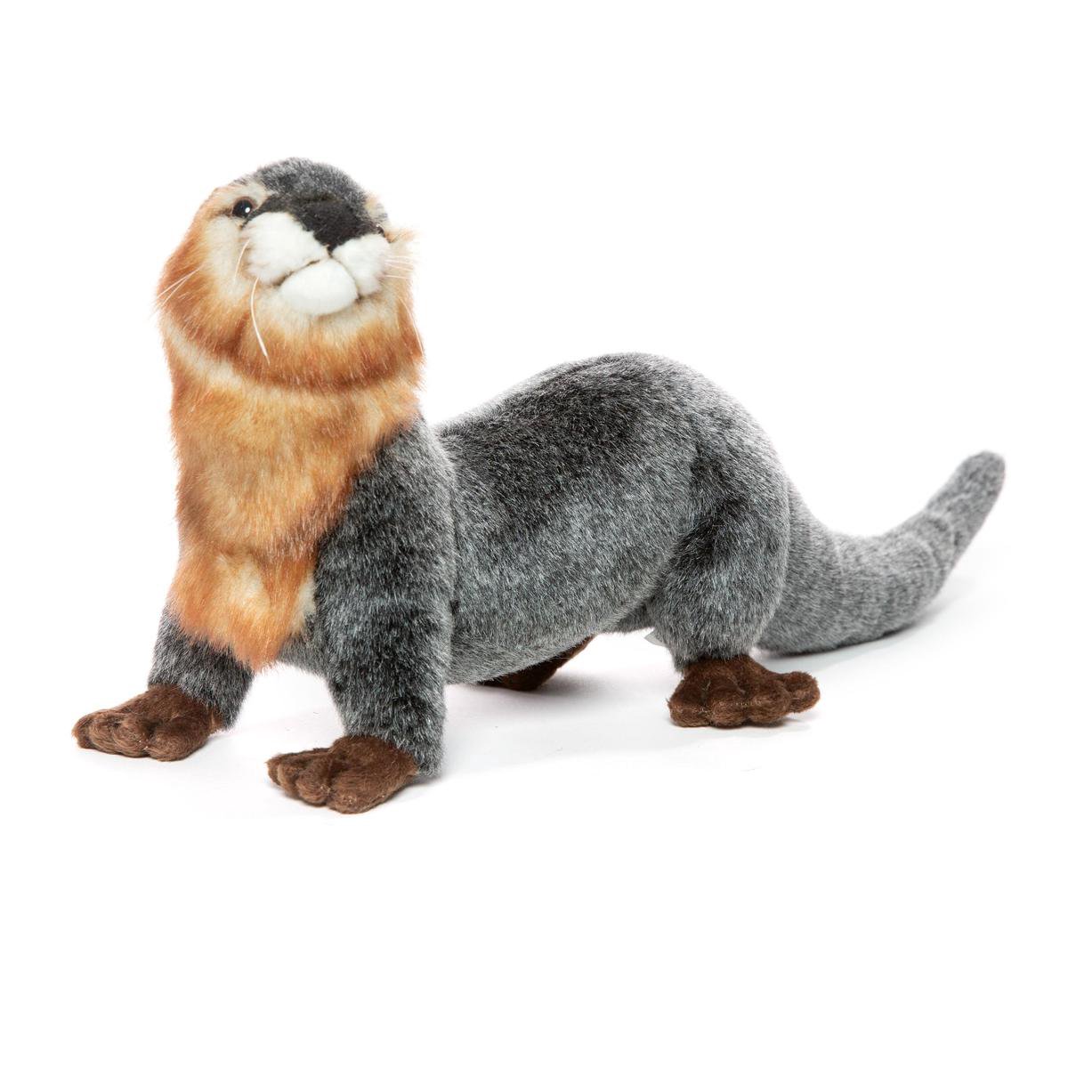 Peluche Wild Republic peluche loutre junior 38 cm en peluche marron/beige