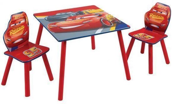 Derbevilletest handtekening Mus Disney Cars - Kids Table and 2 Chairs Set (527CDY01NE) | bol.com
