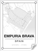 Tuinposter EMPURIA BRAVA (Spain) - 60x80cm