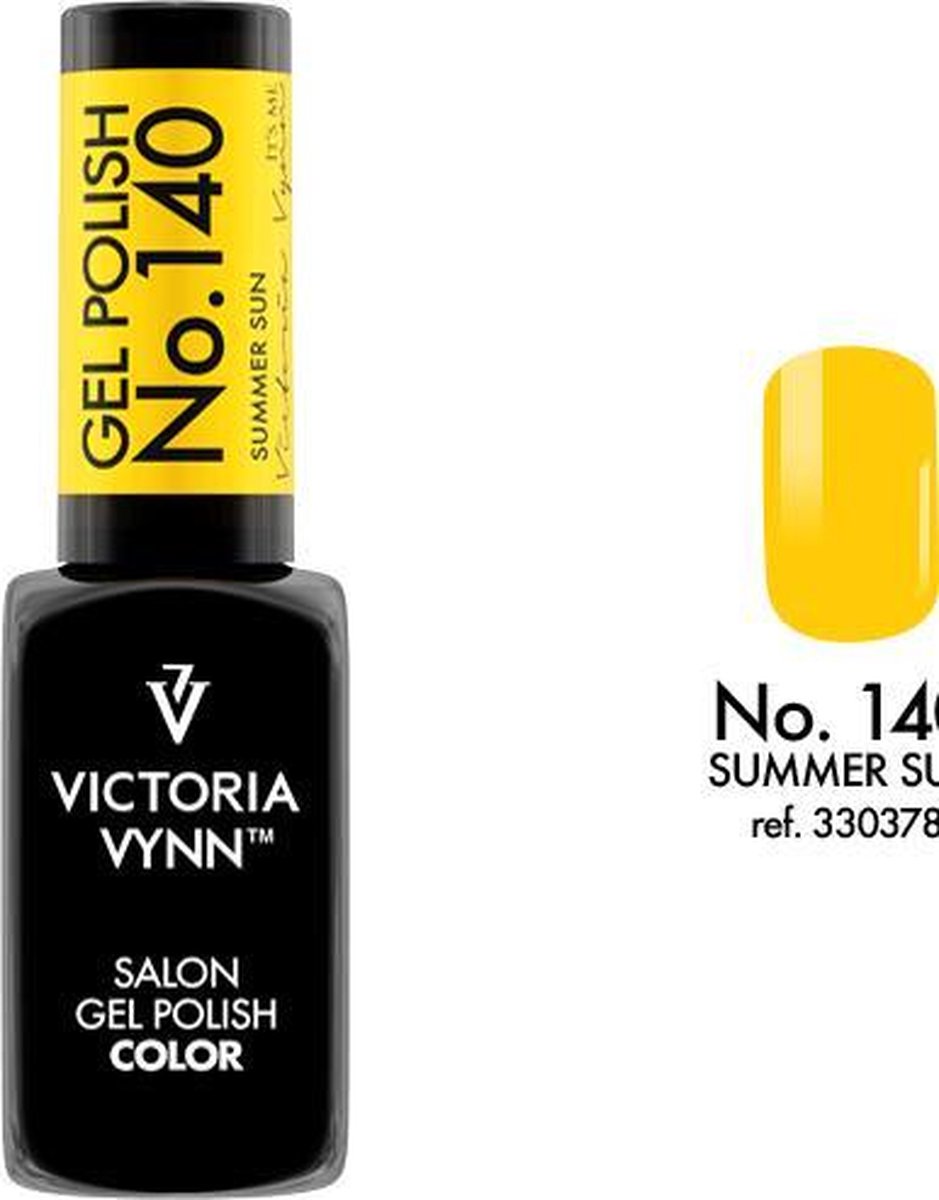 Gellak Victoria Vynn™ Gel Nagellak - Salon Gel Polish Color 140 - 8 ml. - Summer Sun