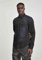 Brandit - Denim Hardee Overhemd - S - Zwart