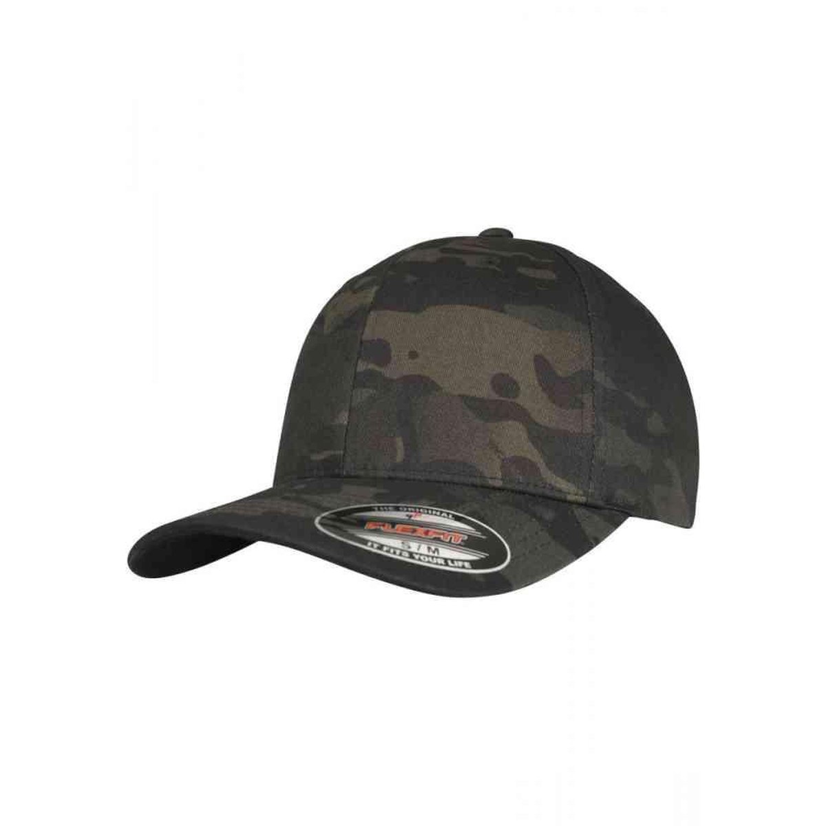 Urban Classics Flexfit pet -L/XL- Multicam Zwart