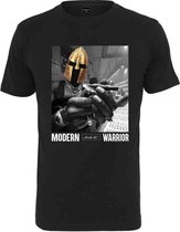 Urban Classics Heren Tshirt -S- Mister Tee Modern Warrior Zwart