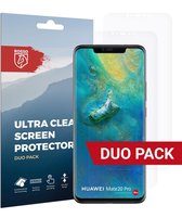 Rosso Screen Protector Ultra Clear Duo Pack Geschikt voor Huawei Mate 20 Pro | Folie | 2 Stuks