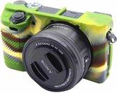 PULUZ Soft Silicone Protective Case for Sony ILCE-6300(Camouflage)