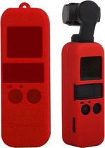 Antislip stofdichte hoes Siliconen hoes voor DJI OSMO Pocket (rood)