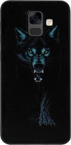 ADEL Siliconen Back Cover Softcase Hoesje voor Samsung Galaxy A6 Plus (2018) - Wolf Stoer