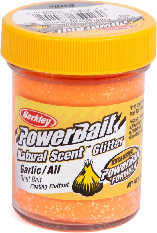 Berkley TroutBait Natural Scent - Foreldeeg - 50 gr - Fluo Orange