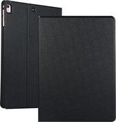 Voor iPad 10.2 Voltage elastische lederen TPU beschermhoes met houder (zwart)