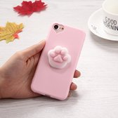 Let op type!! For iPhone 6 & 6s 3D Paw Print Pattern Squeeze Relief Squishy Dropproof Protective Back Cover Case