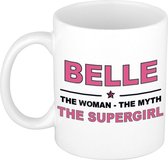 Belle The woman, The myth the supergirl cadeau koffie mok / thee beker 300 ml