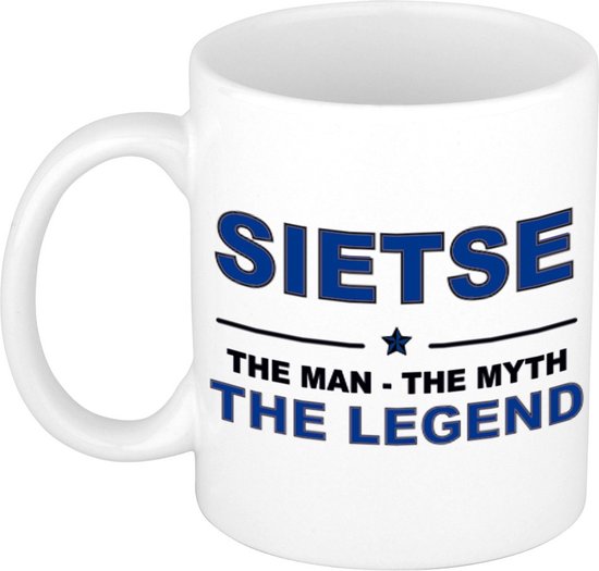 Sietse The man, The legend cadeau mok / thee beker ml | bol.com