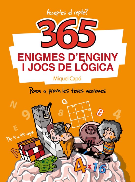 365 enigmes d'enginy i jocs de lògica - cover