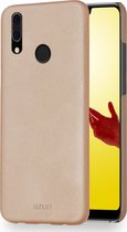 Azuri metallic hoesje met soft touch coating - Voor Huawei P20 Lite - Goud