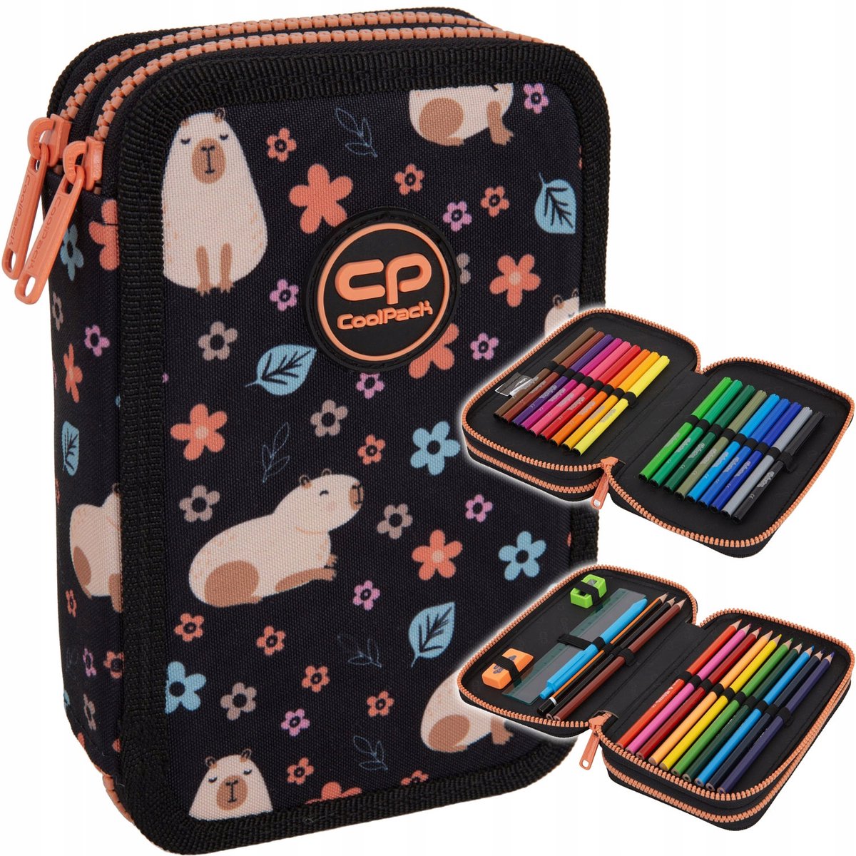 CoolPack Jumper Dubbel Etui met Vulling - Kapibara