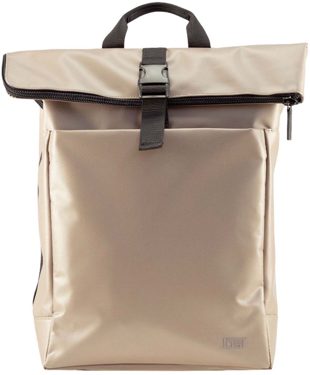 JOST laptop rugzak rugzak met laptopvak Tolja Backpack Courier Taupe