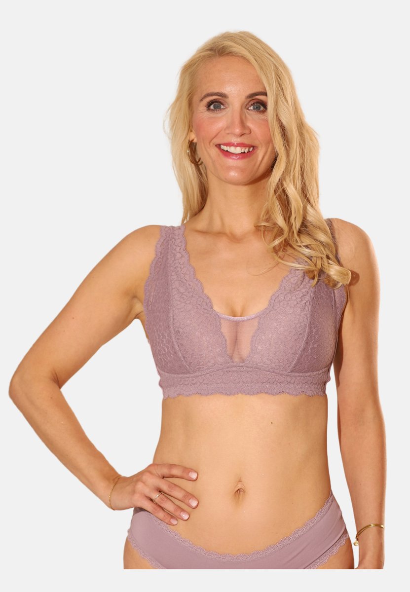 Bralette ELVA Bralettes bügellose BHs,Spitzen-BHs