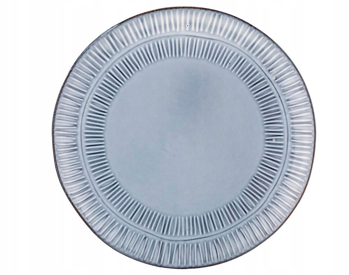 Florina Amandel Plat Dinerbord Blauw 26 cm Steengoed