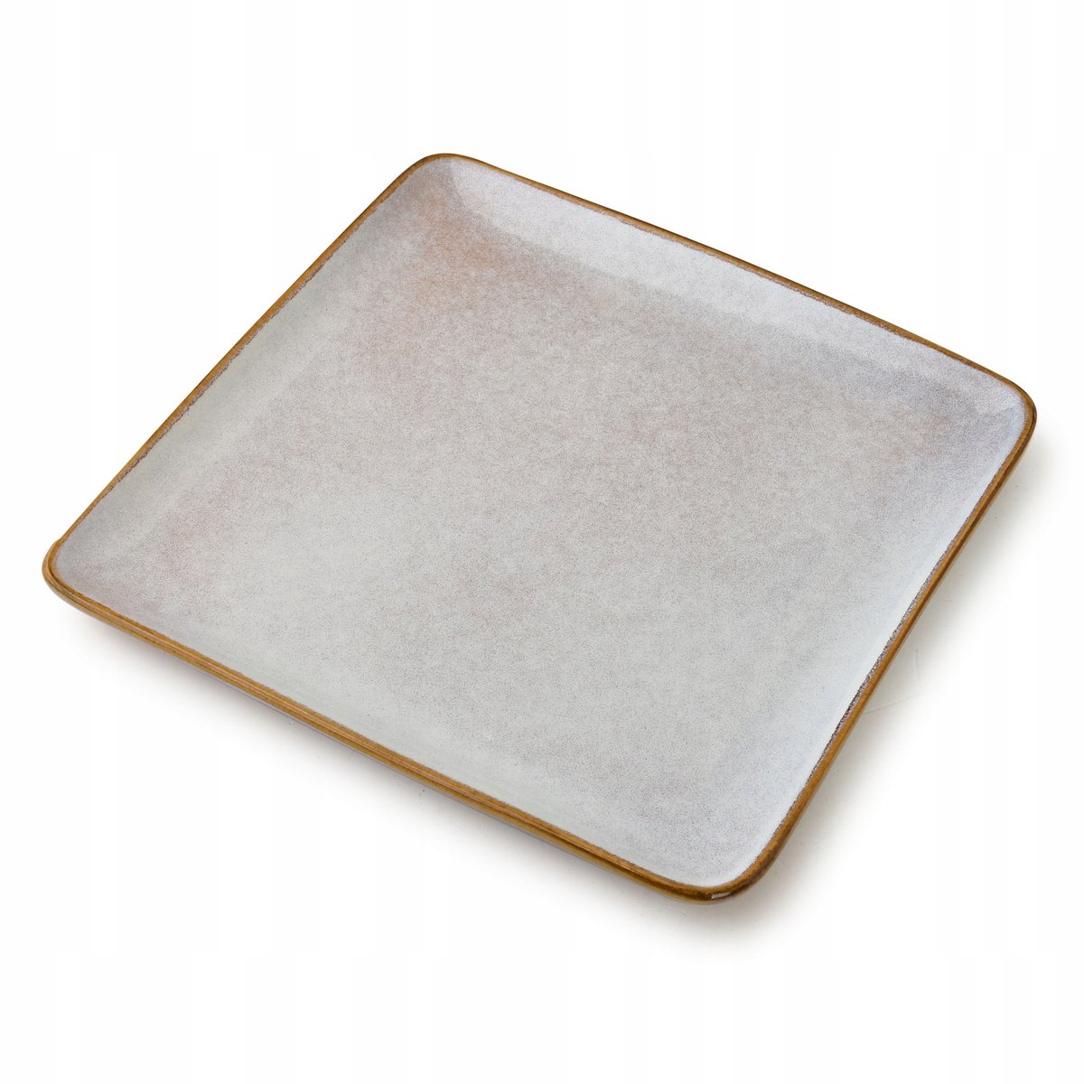 BASIC NATURE Vierkant Keramisch Dinerbord 24,5 cm - Natuurlijke Kleuren