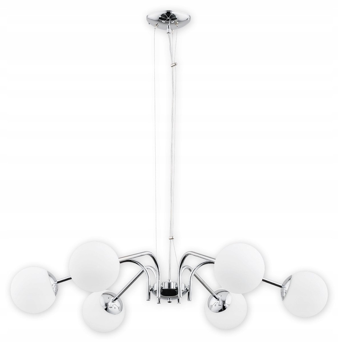 Lemir Nol Chromamp Hanglamp 6-lichs LED E14 Modern