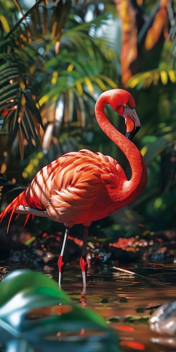 XL Strandlaken 70x140cm Sneldrogend Kleurrijk Flamingo