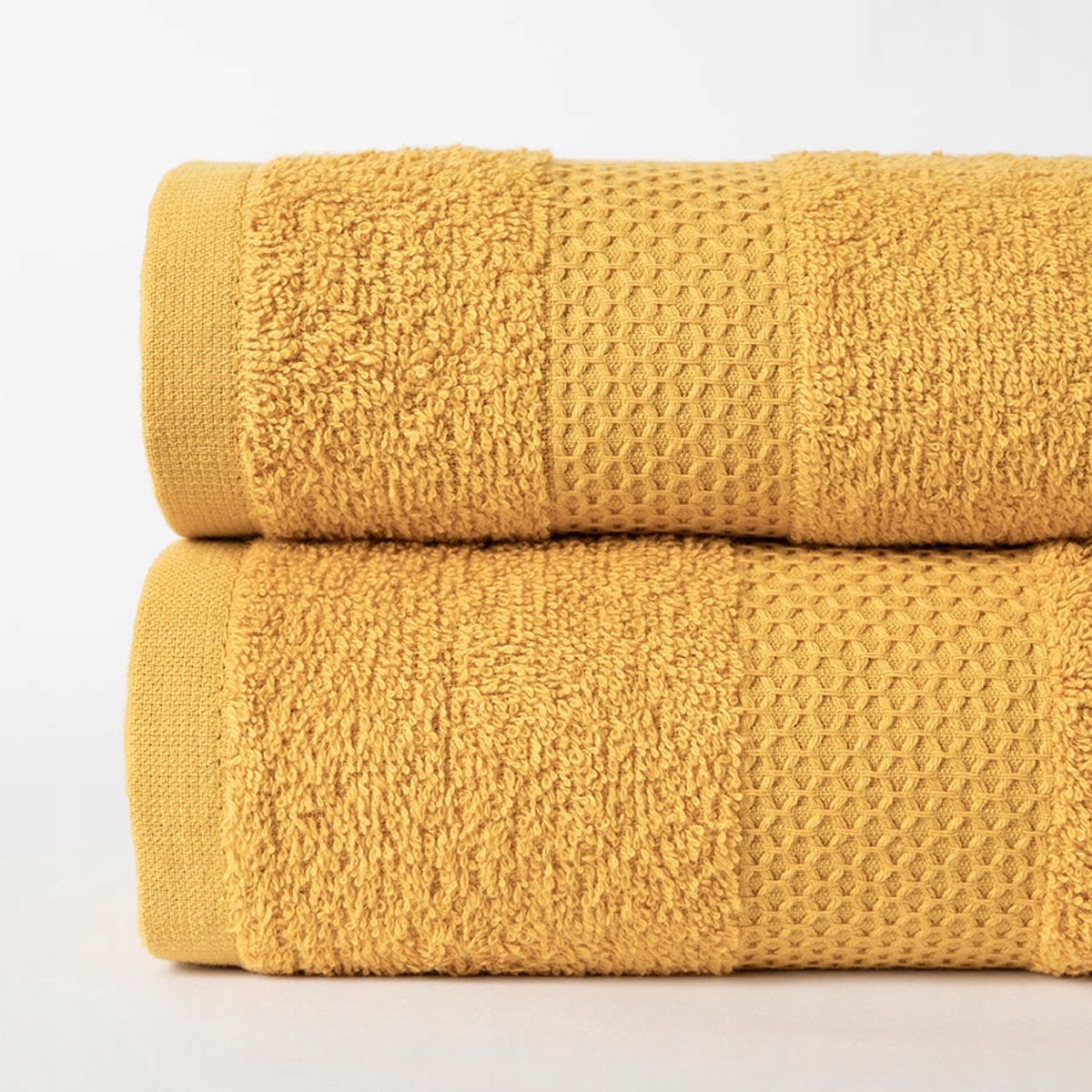 Markizeta Hugo Badhanddoek 70x140cm - 100% Katoen, Geel