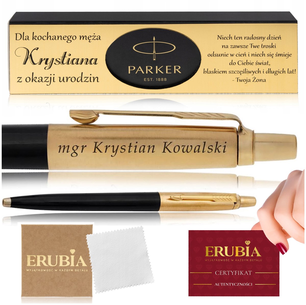 Luxe Parker Jotter Balpen - 24 Karaat Goud & Gratis Gravure