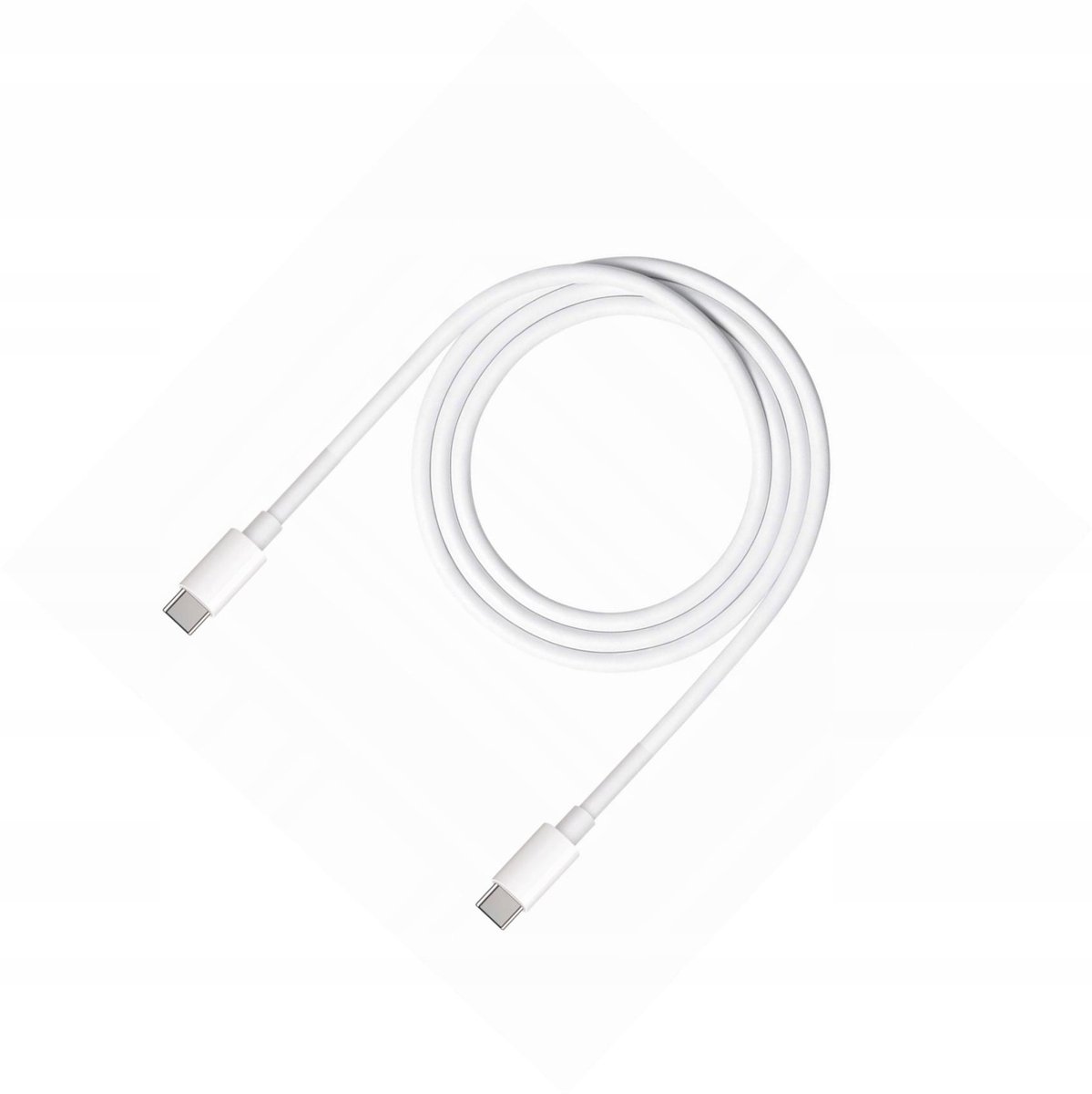 Maxlife USB-C naar USB-C Kabel 2m - Snel Laden Wit