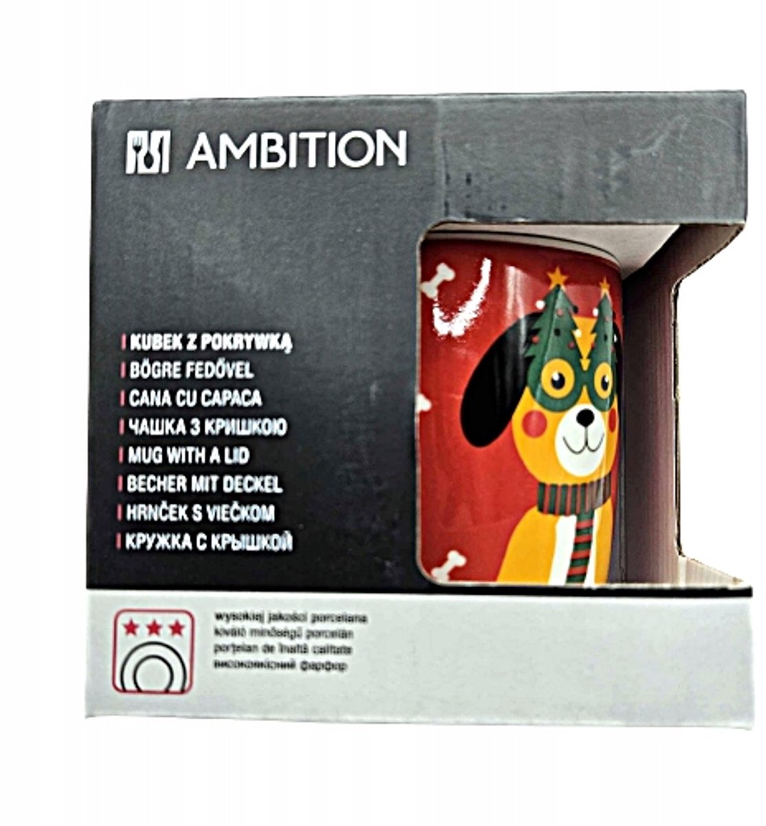 Ambition Porseleinen Mok 300 ml - Winterdesign