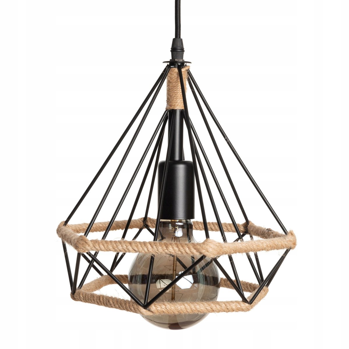 Hanglamp GEO S Boho Jute Touw - Stijlvolle Decoratie