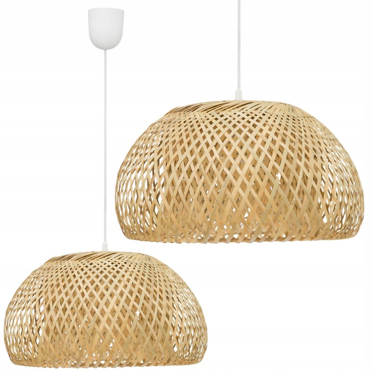 BOHO Bamboe Hanglamp 30cm - Natuurlijk & Sfeervol