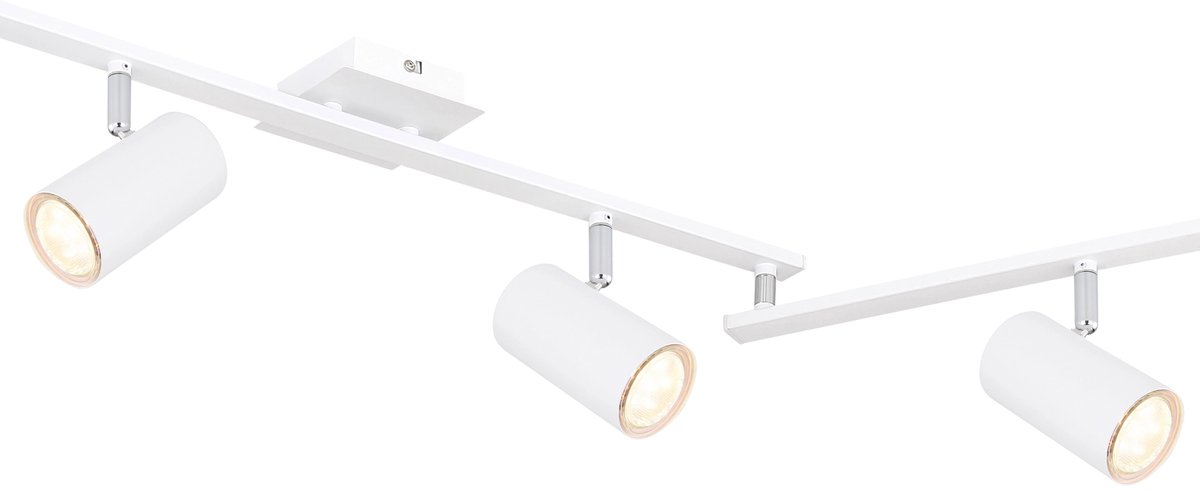 Globo - spot - Robby - wit - metaal - opbouwspot - GU10 - 57910-6W