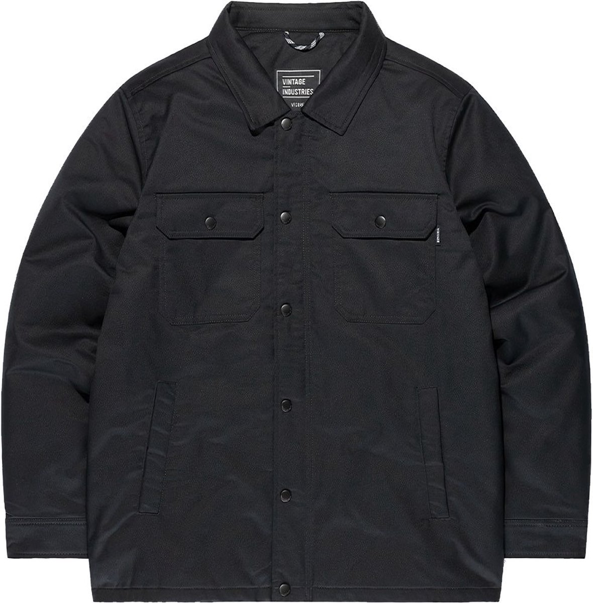 Vintage Industries Tussenjas Hendrix Shirt Jacket 3552 Zwart