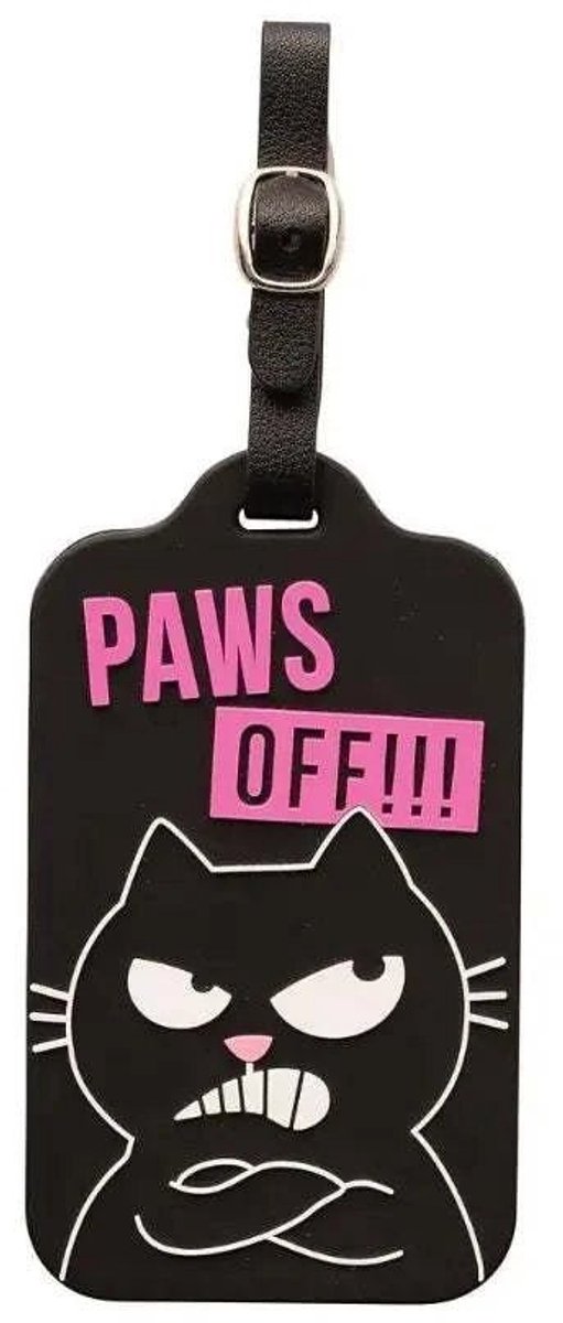 Ed the Cat Kofferlabel Paws Off - Label