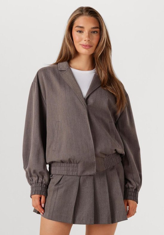 Studio Amaya Bodine Jassen Dames - Winterjas - Grijs - Maat L