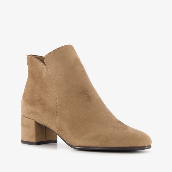 Tamaris dames enkellaarsjes beige - Maat 40