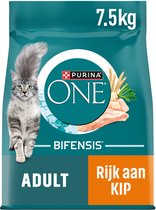 PURINA® ONE® Adult - Kattenbrokjes - Kip & Volkoren Granen - 7.5 kg