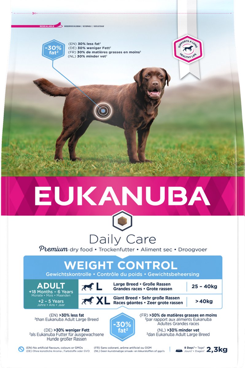 Eukanuba Dog Weight Control Large - 2 x 12 kg