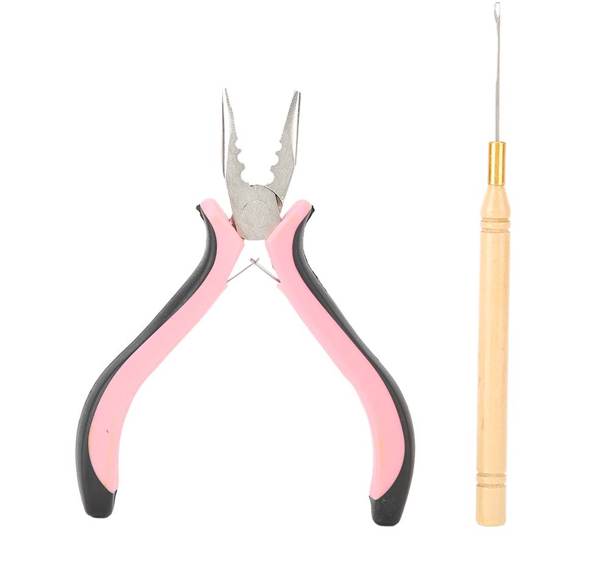 TuseRxln Tangenset - Verwijdertang - Microringnadelset voor Haarverlenging - 2 Stuks - Salon & Thuis