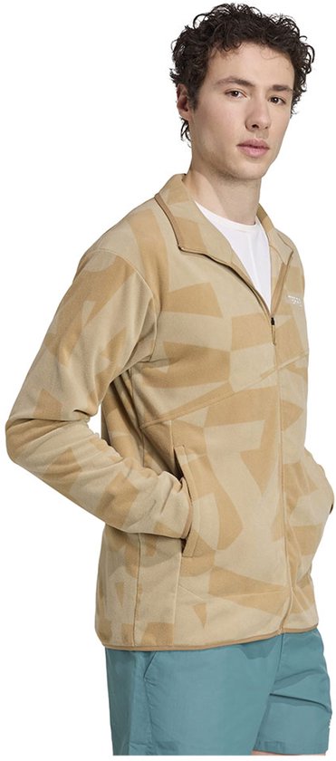 adidas TERREX Veste molleton entièrement zippée imprimée Terrex Multi - Hommes - Marron - M
