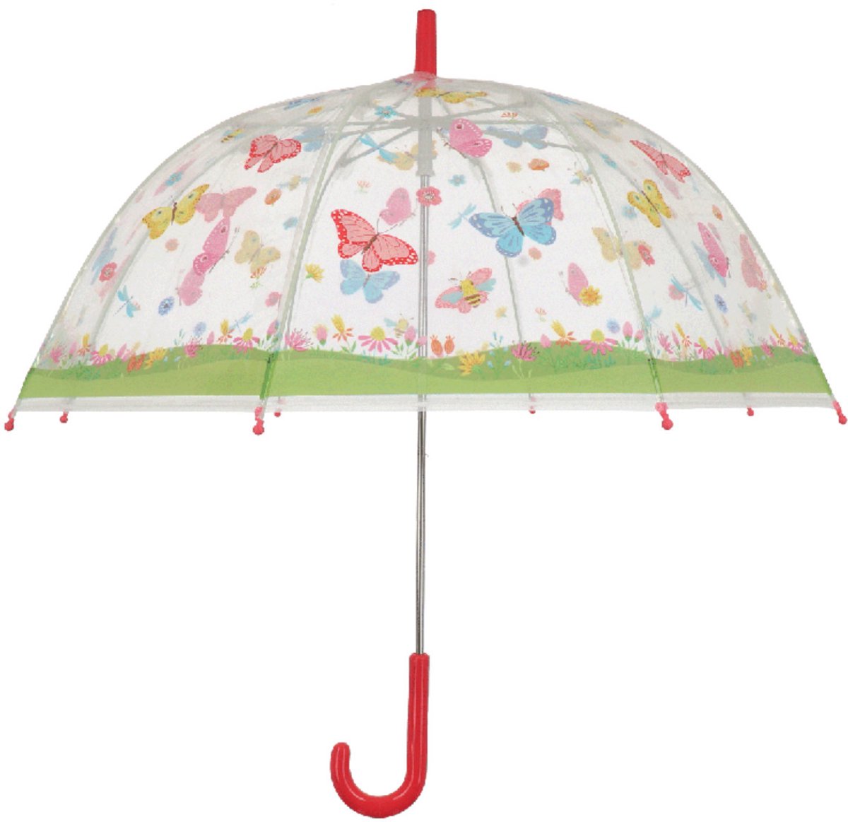 Esschert Design Kinderparaplu transparant vlinders