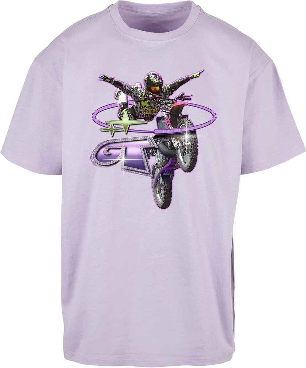 Mister Tee Moto GT Oversize Heren T-shirt XL Paars