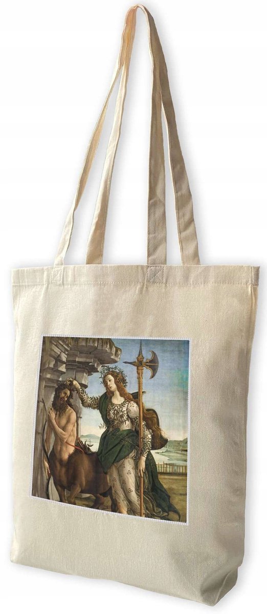 Shopper Tas met Pallas en Centaur Print - Duurzaam & Stijlvol