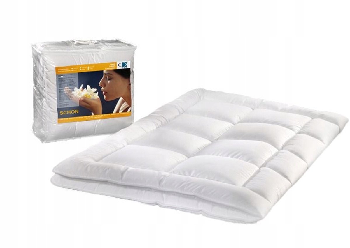 Anti-allergisch 4-seizoenen dekbed 160x200 cm, 1,2 kg microvezel